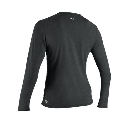 O'Neill Womens Trvlr Hybrid Long Sleeve Sun Shirt (Small) SAMPLE  - Graphite