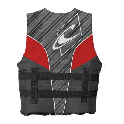 O'Neill Youth Superlite CE Vest (Age 12) SAMPLE - Smoke/Graphite/Red/White