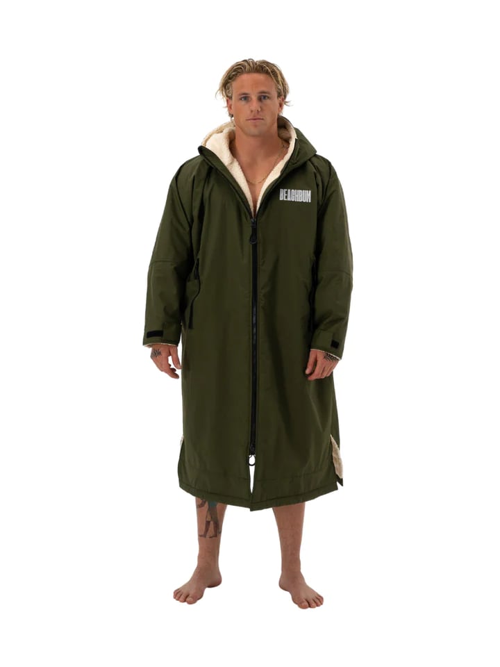 Beachbum Brobe Changing Robe in Olive Green