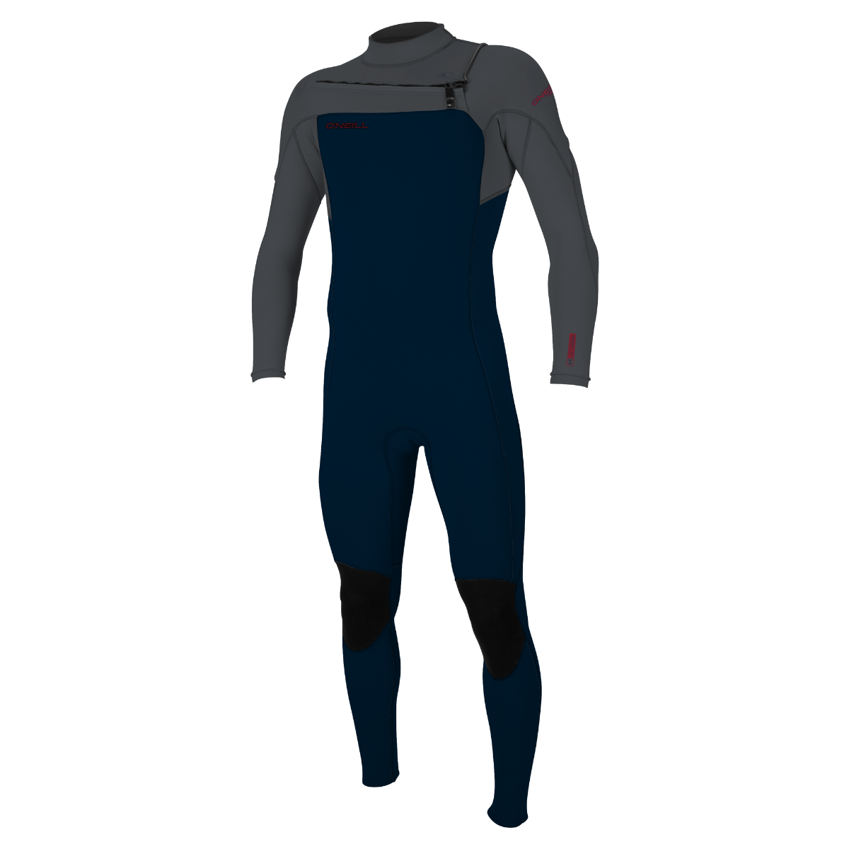 O'Neill Hammer 3/2mm Mens Chest Zip Summer Wetsuit - Abyss / Graphite