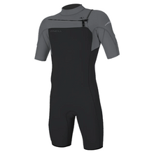 O'Neill Hammer 2mm Men's Chest Zip Shorty 2026 - Tempered Steel / Smoke