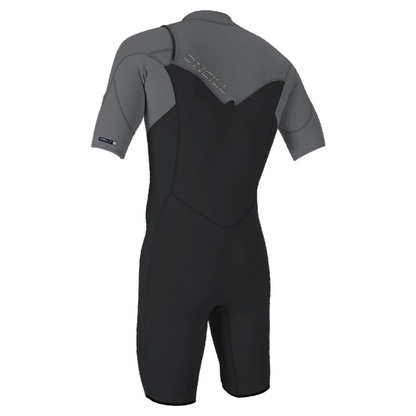 O'Neill Hammer 2mm Men's Chest Zip Shorty 2026 - Tempered Steel / Smoke