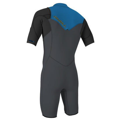 O'Neill Hammer 2mm Chest Zip Shorty Wetsuit 2024 - Graphite / Black / Ocean