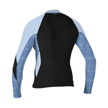 O'Neill Womens Bahia 1/0.5mm Full-Zip Jacket [UK 10] SAMPLE  - Black/Surf Abstract/Chambray Blue