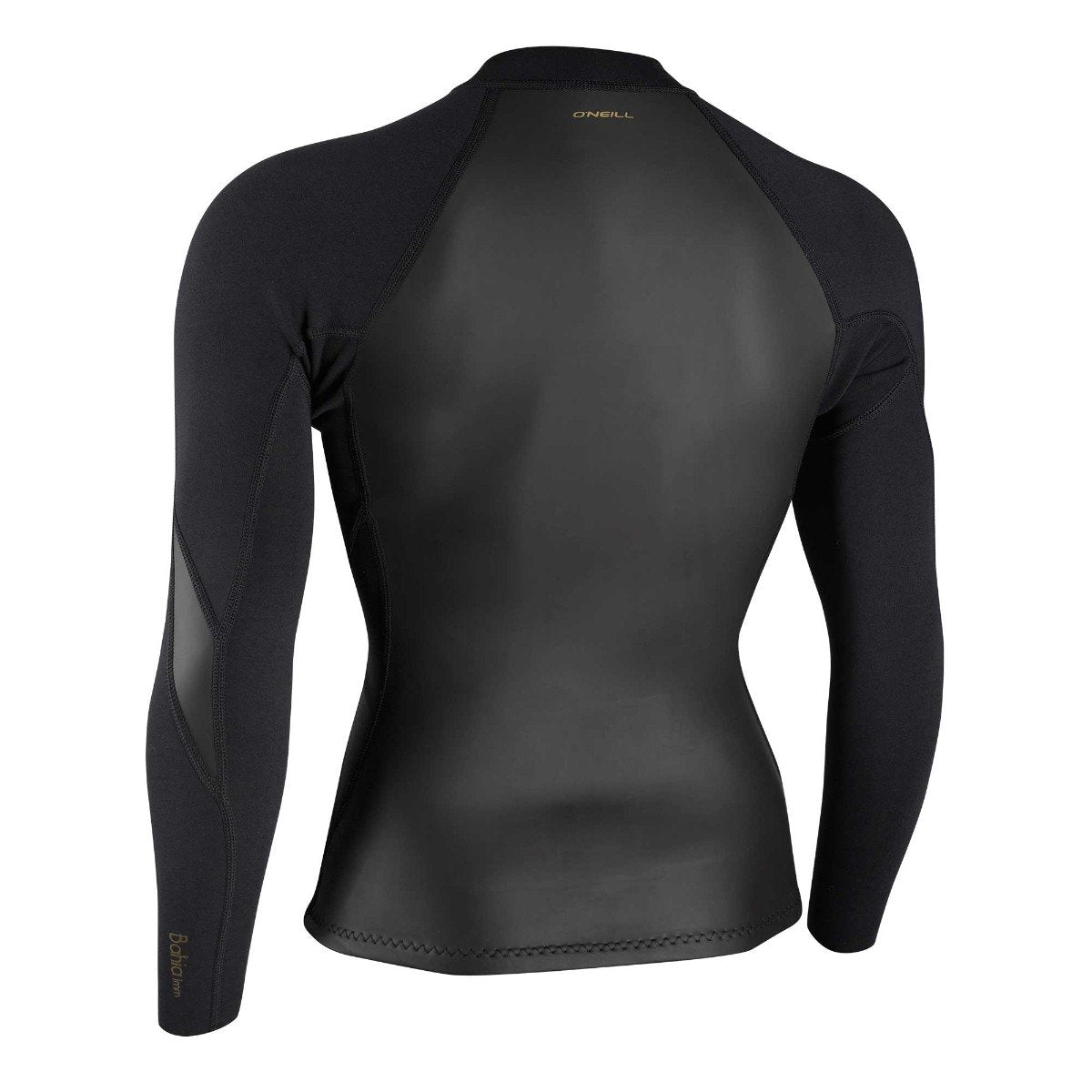 O'Neill Women's Bahia 1/0.5mm Full-Zip Wetsuit Jacket - Glideblack / Black