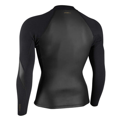 O'Neill Women's Bahia 1/0.5mm Full-Zip Wetsuit Jacket - Glideblack / Black