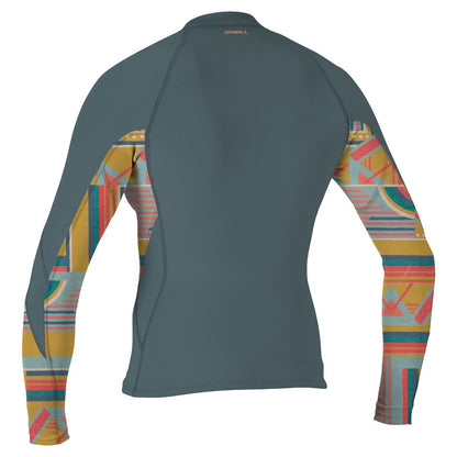 O'Neill Bahia Women's 1/0.5mm Full-Zip Wetsuit Jacket - Shade/Arta Geo / Shade