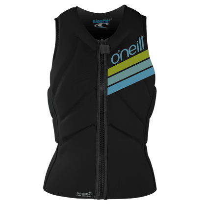 O'Neill Womens Slasher Wind Vest (UK 10) SAMPLE  - Black/Black/Black