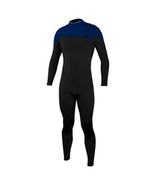 O'Neill Hyperfreak Comp 3/2mm Zipless Summer Wetsuit 2026 - Black / Twilight Blue
