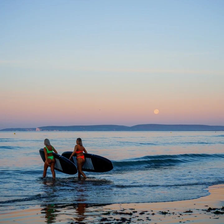 Beachbum New Dawn The OG Complete SUP Package - Black/White