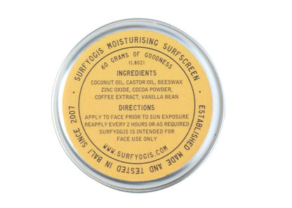 Surfyogis Natural Surfscreen Zinc 60g - Original