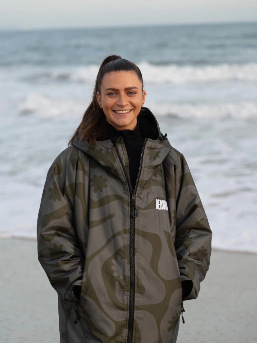 Beachbum Brobe Changing Robe - Olive Green