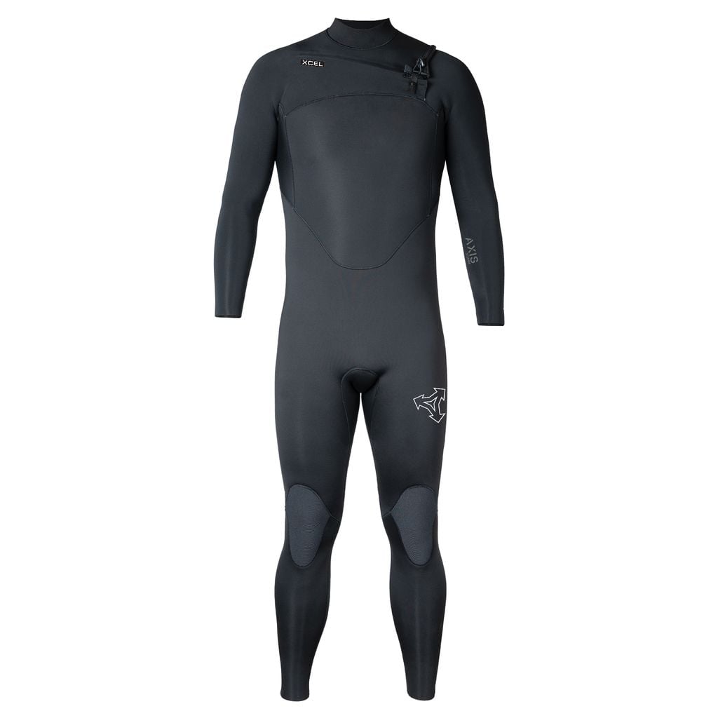 Xcel Axis Ocena Chest Zip 5/4mm Winter Wetsuit 2026 - Black