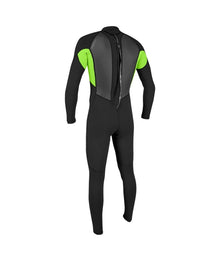 O'Neill Reactor-2 3/2mm Back Zip Summer Wetsuit 2026 - Black / Dayglo