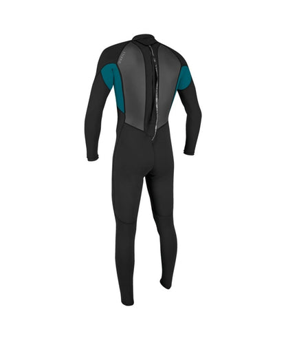 O'Neill Reactor-2 3/2mm Back Zip Summer Wetsuit 2026 - Black / Tide Pool
