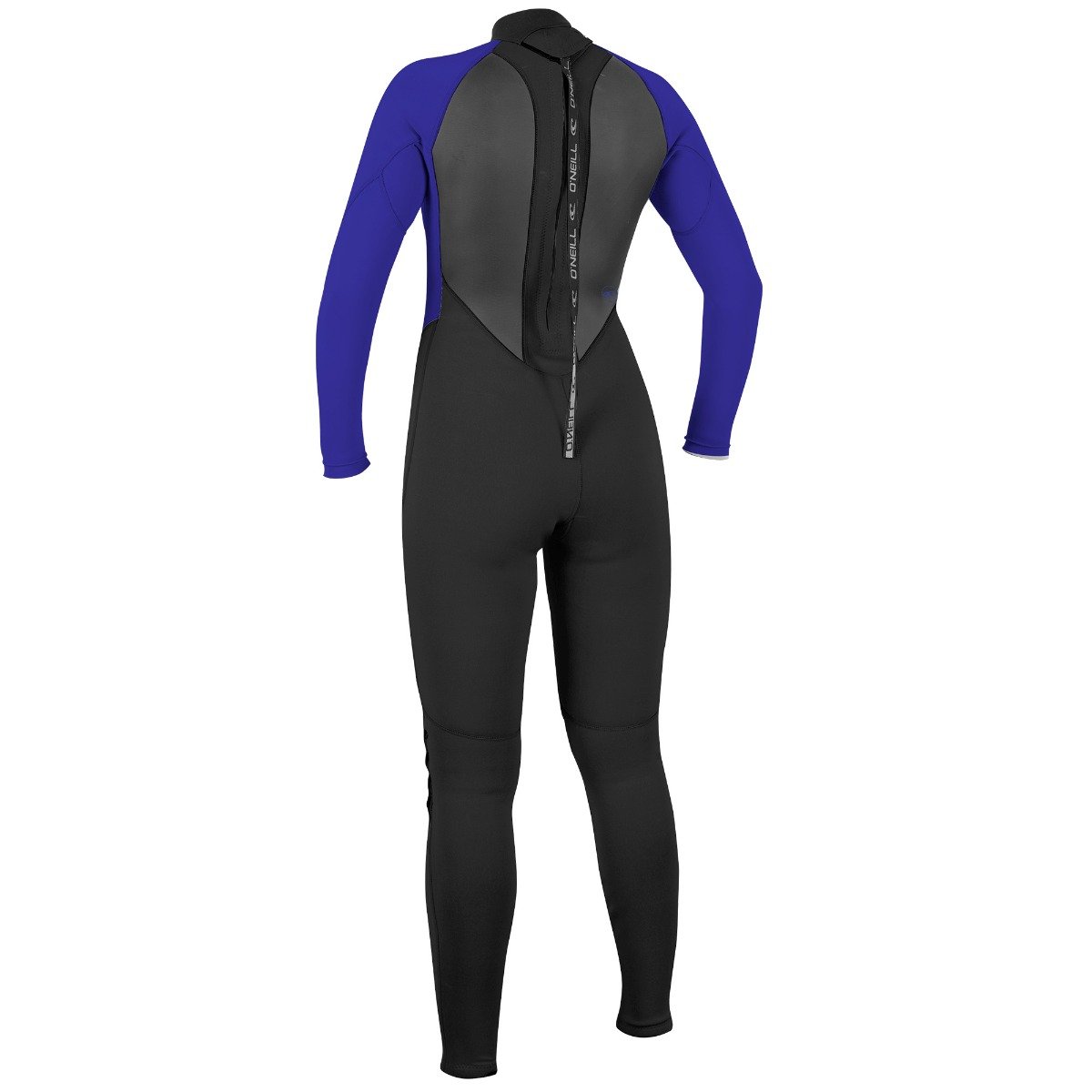 O'Neill Reactor 2 3/2mm Womens Back Zip Summer Wetsuit  - Black / Cobalt - Back