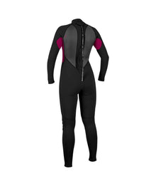 <tc>O'Neill</tc> Combinaison Femme Reactor-2 3/2mm Zip Dos Été 2026 - Noir / Punk Pink