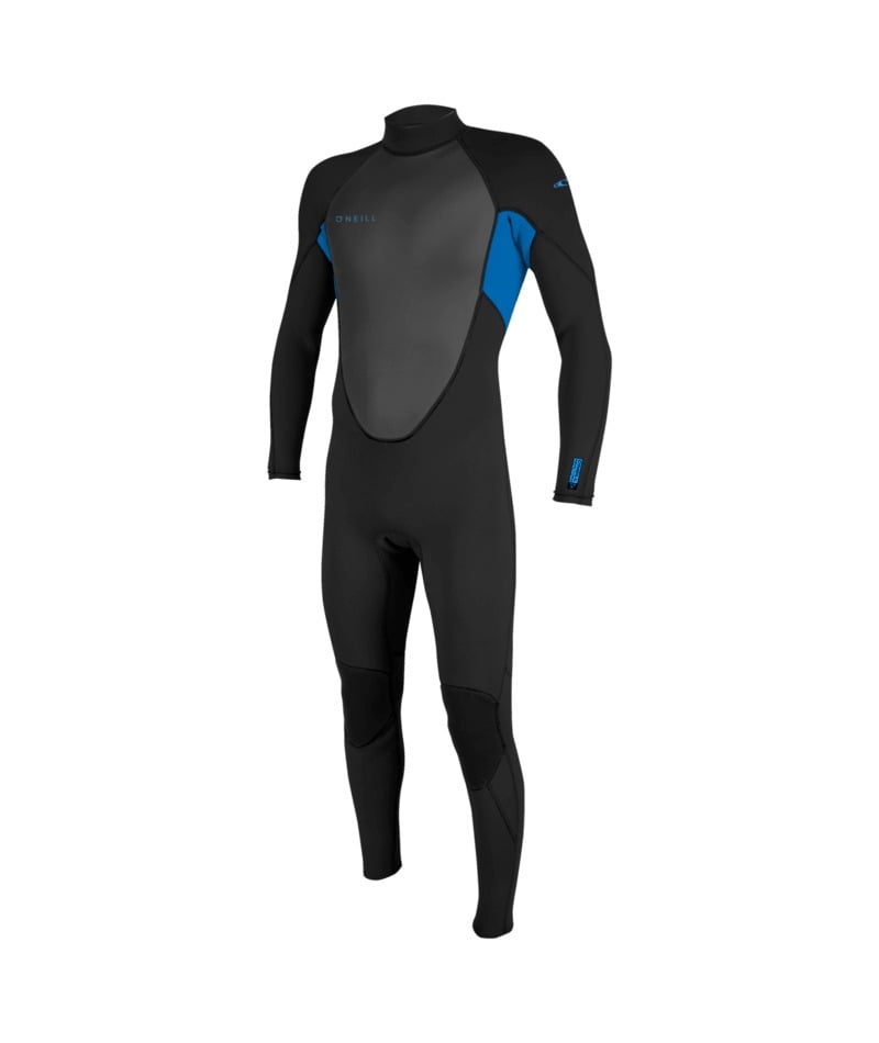 O'Neill Youth Reactor-2 3/2mm Back Zip Summer Wetsuit in Black / Ocean