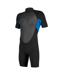 O'Neill Youth Reactor-2 2mm Back Zip Shorty in Black / Ocean