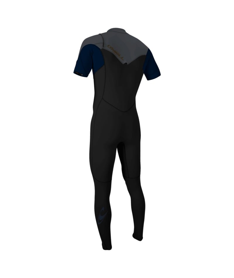 O'Neill Hammer 2mm Chest Zip S/S Wetsuit (Medium) SAMPLE  - Black/Abyss/Graphite