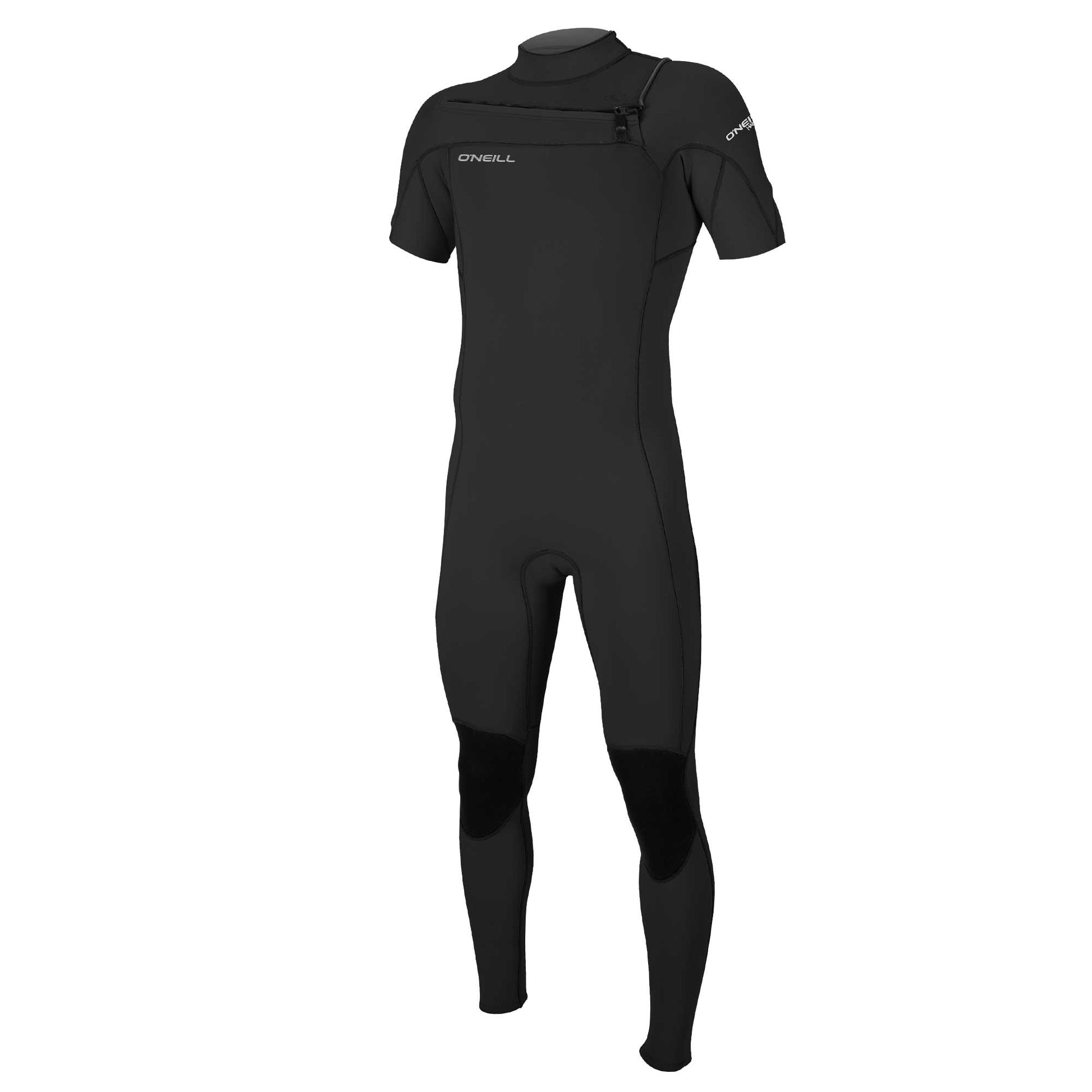 O'Neill Hammer 2mm Short Sleeve Chest Zip Wetsuit - Black