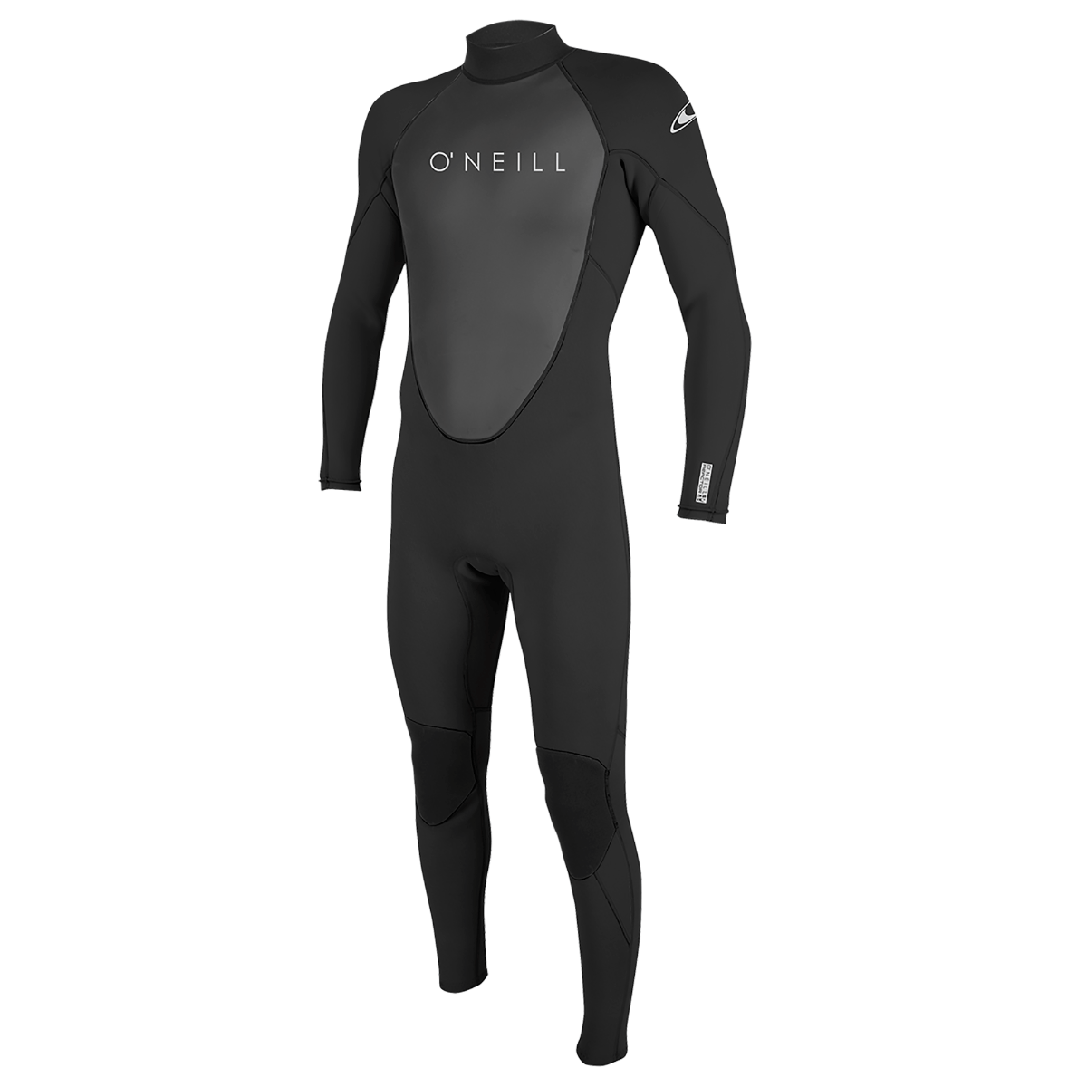 O'Neill Reactor II 5/3mm Mens Back Zip Winter Wetsuit - Black - Front