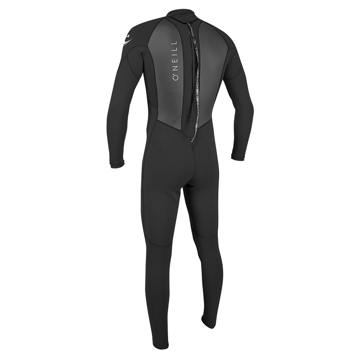 O'Neill Reactor II 5/3mm Mens Back Zip Winter Wetsuit - Black - Back