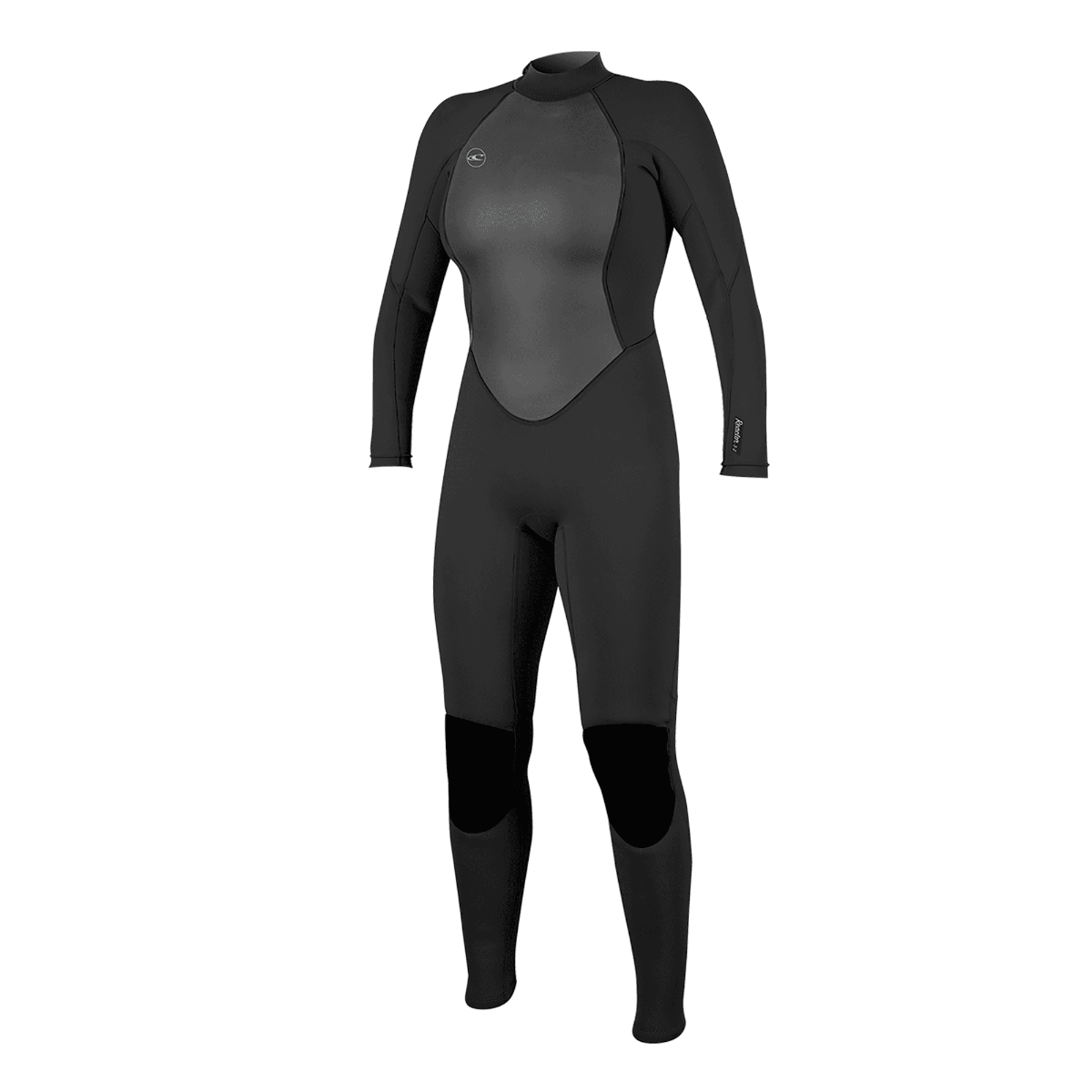 O'Neill Reactor II 5/3mm Womens Back Zip Winter Wetsuit - Black - Front