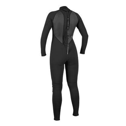 O'Neill Reactor II 5/3mm Womens Back Zip Winter Wetsuit - Black - Back