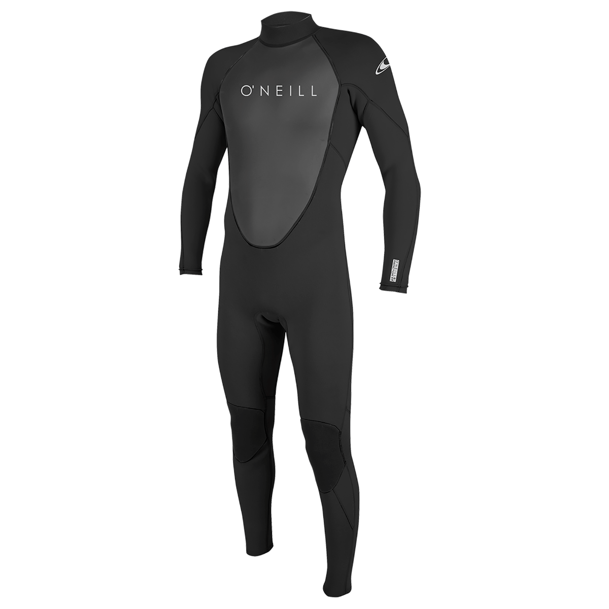 O'Neill Reactor II 5/3mm Youth Back Zip Winter Wetsuit - Black - Front
