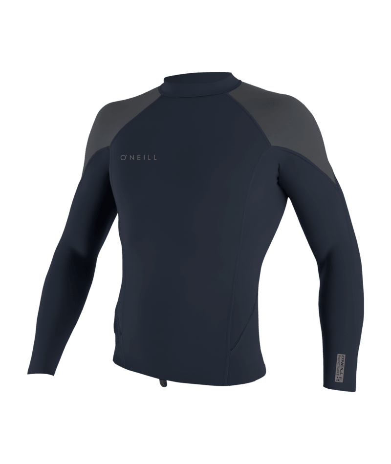 O'Neill Reactor-2 1.5mm Mens Long Sleeve Wetsuit Top - Slate/Graphite/Smoke