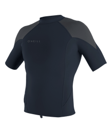 O'Neill Reactor-2 1mm Short Sleeve Wetsuit Top - Slate/Graphite/Smoke