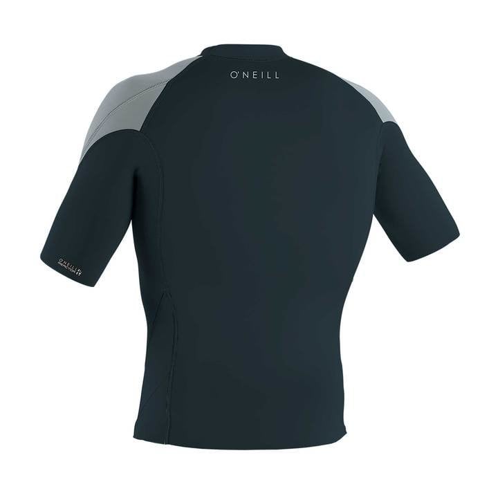 O'Neill Reactor II 1mm Mens Short Sleeve Rash Vest Top - Slate/Cool Grey