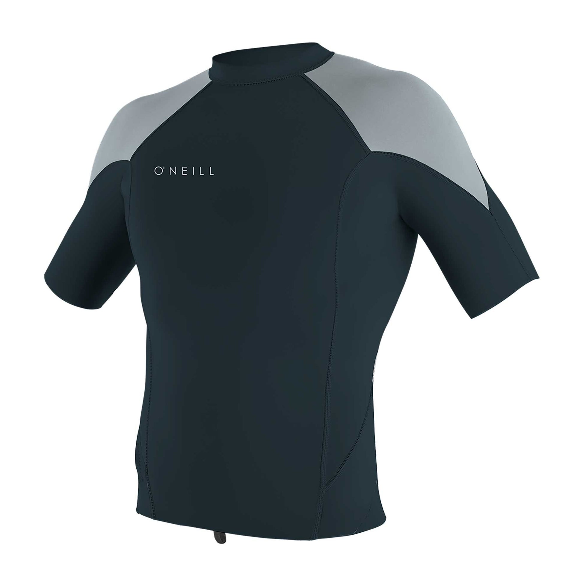 O'Neill Reactor II 1mm Mens Short Sleeve Rash Vest Top - Slate/Cool Grey