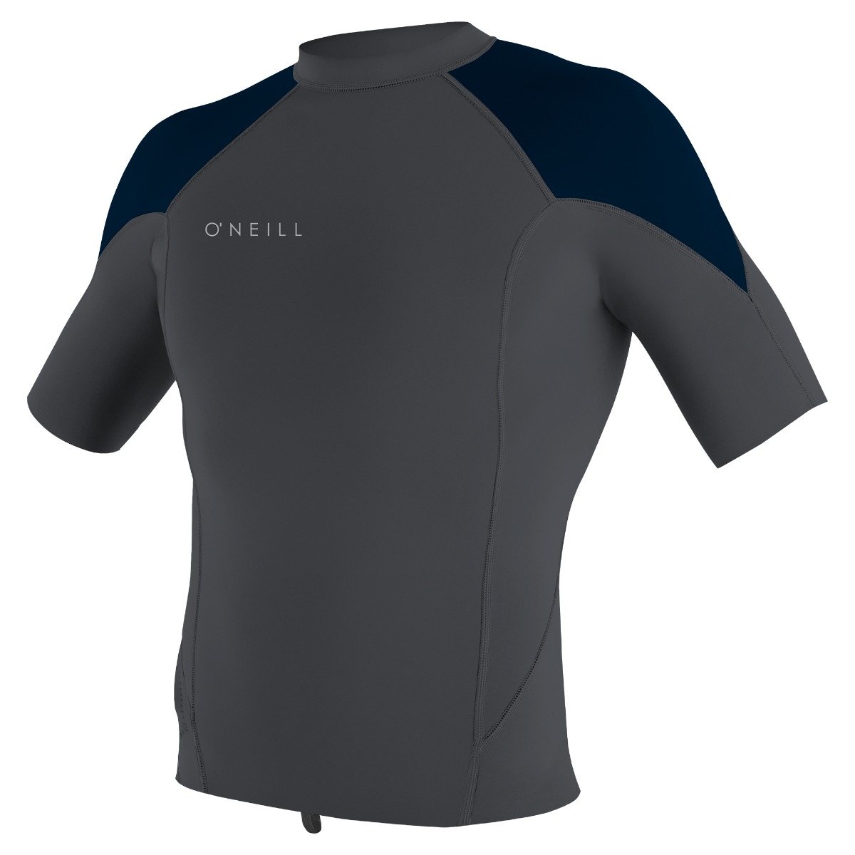 O'Neill Reactor-2 Short-Sleeved 1mm Wetsuit Top in Graphite / Abyss / Ocean