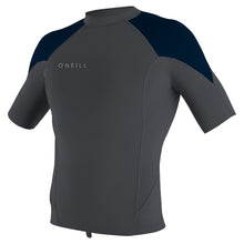 O'Neill Reactor-2 Short-Sleeved 1mm Wetsuit Top in Graphite / Abyss / Ocean