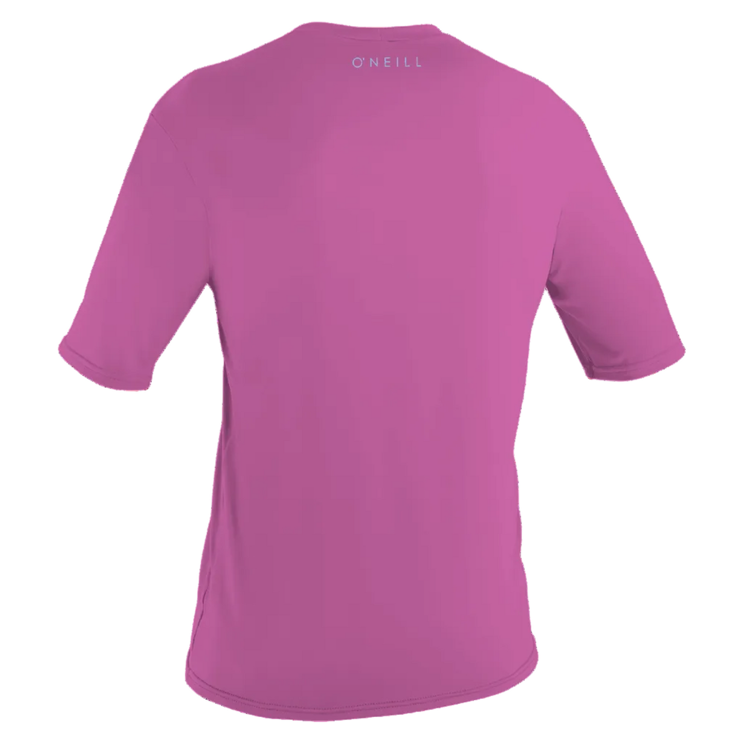 O'Neill Youth Basic UPF30+ Short Sleeve Sun Shirt - Fox Pink - SAMPLE