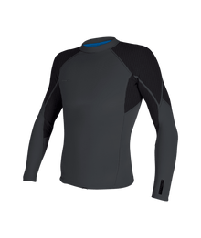 O'Neill Hyperfreak 1/5mm Mens Long Sleeve Wetsuit Top - Tempered Steel/Graphite