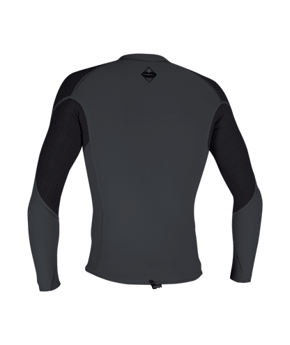 O'Neill Hyperfreak 1.5mm Mens Long Sleeve Wetsuit Top - Tempered Steel/Graphite