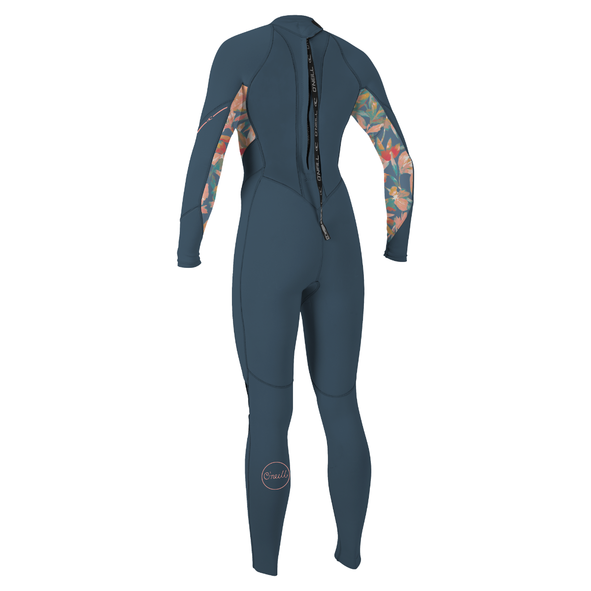 O'Neill Bahia 3/2mm Back Zip Women's Wetsuit 2025 - Copenblu/Palmeno Tropics