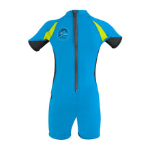 O'Neill O'Zone Toddler Boys UV Sun Suit -  Sky/Black/Lime - Back
