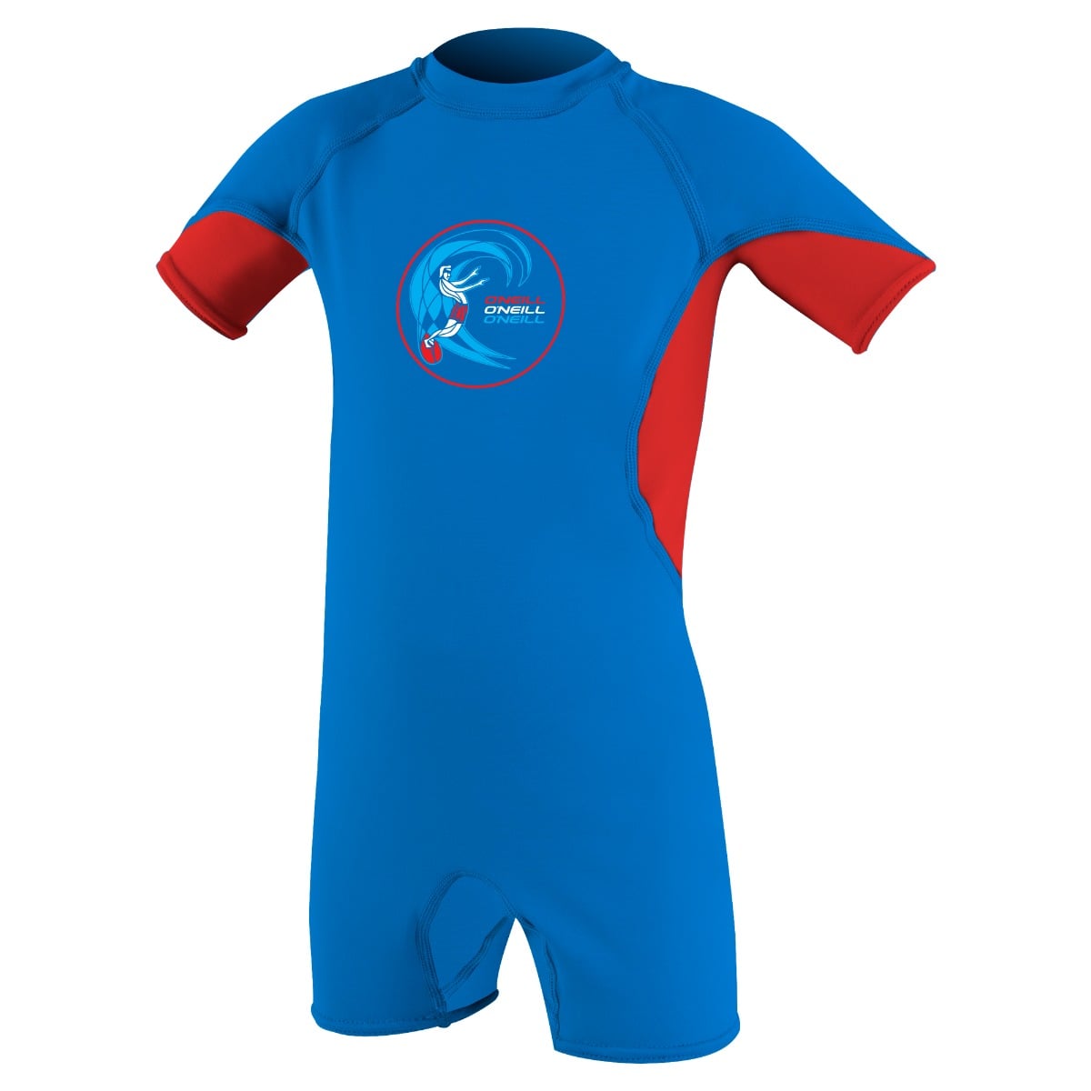 O'Neill Toddler Boys O'Zone UV Spring Suit in Ocean/Red/White