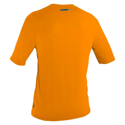 O'Neill Premium Skin Youth Short Sleeve Sun Shirt - Blaze Orange - Back