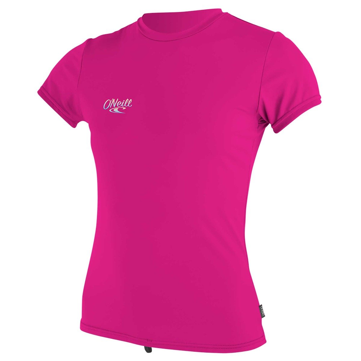 O'Neill Premium Skins Girls Short Sleeve Sun Shirt - Berry - front