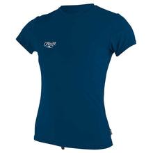 O'Neill Premium Skins Girls Short Sleeve Sun Shirt - Abyss - front