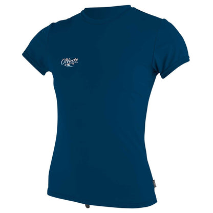 O'Neill Premium Skins Girls Short Sleeve Sun Shirt - Abyss - front