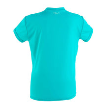 O'Neill O'Zone Toddler Girls Short Sleeve UV Sun Shirt  - Light Aqua - Back