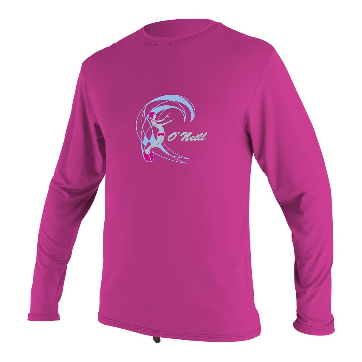 O'Neill Toddler O'Zone Long Sleeve Girls Sun Shirt - Berry - SAMPLE - Age 2
