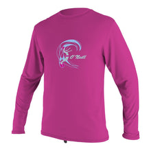 O'Neill Toddler O'Zone Long Sleeve Girls Sun Shirt - Berry - SAMPLE - Age 2