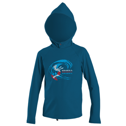 O'Neill Ozone Toddler Boys Sun Hoodie - Ultra Blue - front